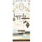 A Perfect Match Cardstock Stickers 6"X12" 109/Pkg-Icons, Gold Foil